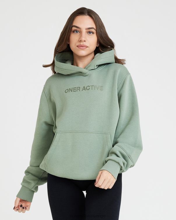 Kläder salvia 4B046644 klassisk lounge oversized hoodie Oner Active
