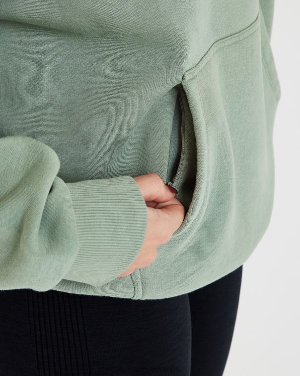 Kläder salvia 4B046644 klassisk lounge oversized hoodie Oner Active