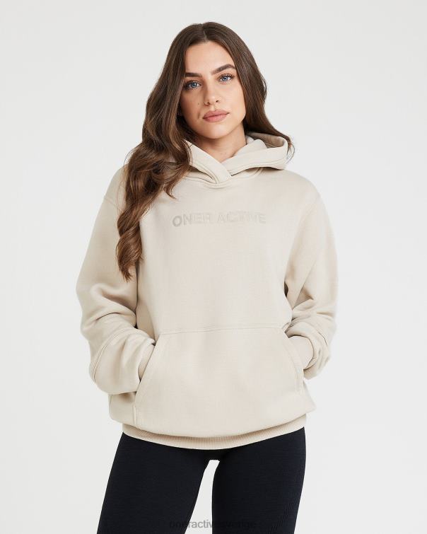 Kläder sand 4B046643 klassisk lounge oversized hoodie Oner Active