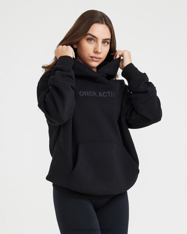Kläder svart 4B046647 klassisk lounge oversized hoodie Oner Active