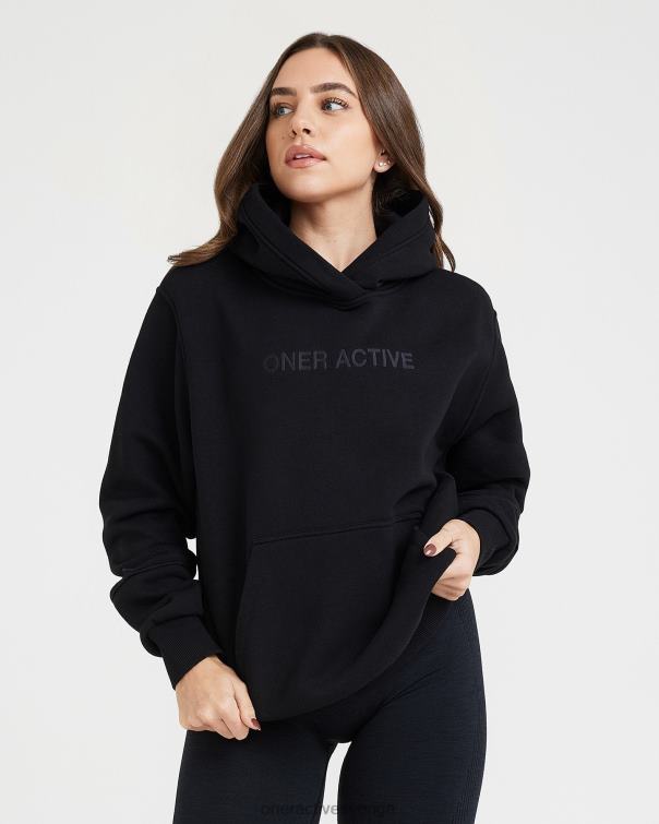 Kläder svart 4B046647 klassisk lounge oversized hoodie Oner Active
