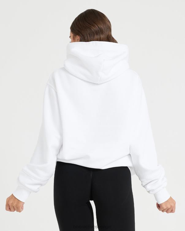Kläder vit 4B046639 klassisk lounge oversized hoodie Oner Active
