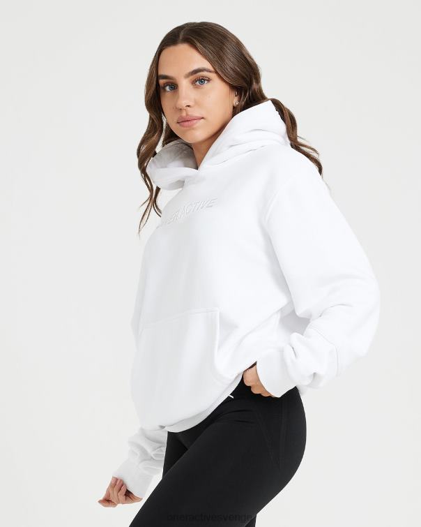 Kläder vit 4B046639 klassisk lounge oversized hoodie Oner Active