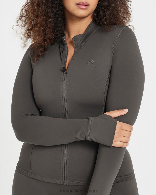 Kläder djup taupe 4B046623 tidlös jacka Oner Active