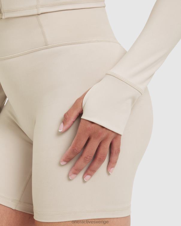 Kläder sand 4B046598 tidlös crop jacka Oner Active