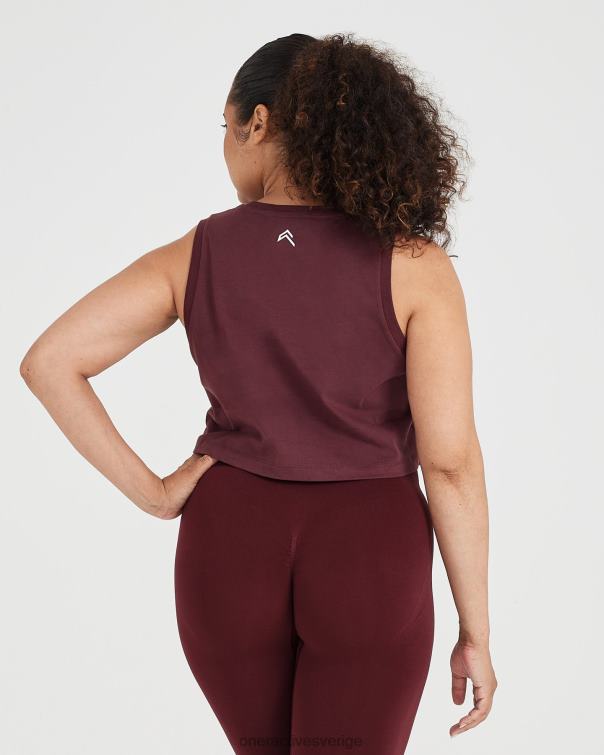 Kläder tvättad rosenträ 4B046536 grafisk jersey tank Oner Active