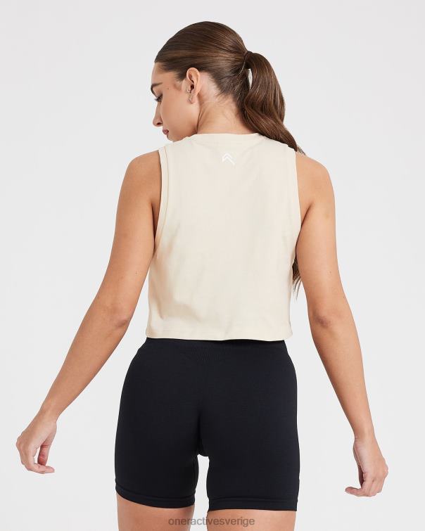 Kläder tvättad sand 4B046553 grafisk jersey tank Oner Active