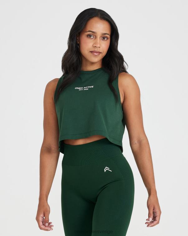 Kläder tvättad vintergrön 4B046538 grafisk jersey tank Oner Active