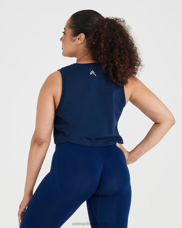 Kläder tvättade midnatt 4B046539 grafisk jersey tank Oner Active