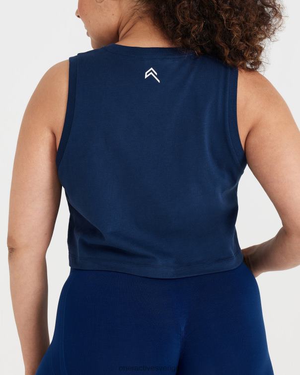 Kläder tvättade midnatt 4B046539 grafisk jersey tank Oner Active