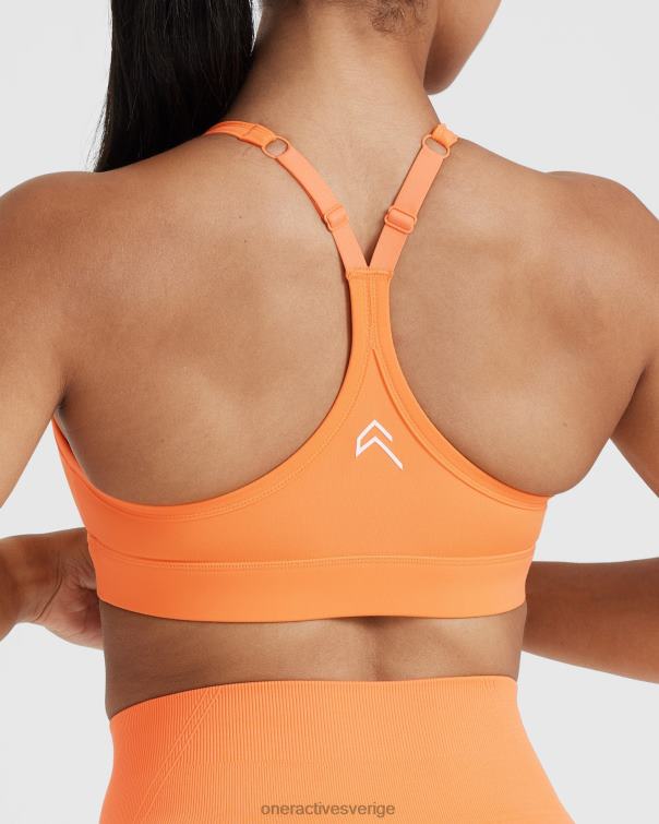 Kläder aprikos apelsin 4B046122 vardagssport-bh 1 Oner Active