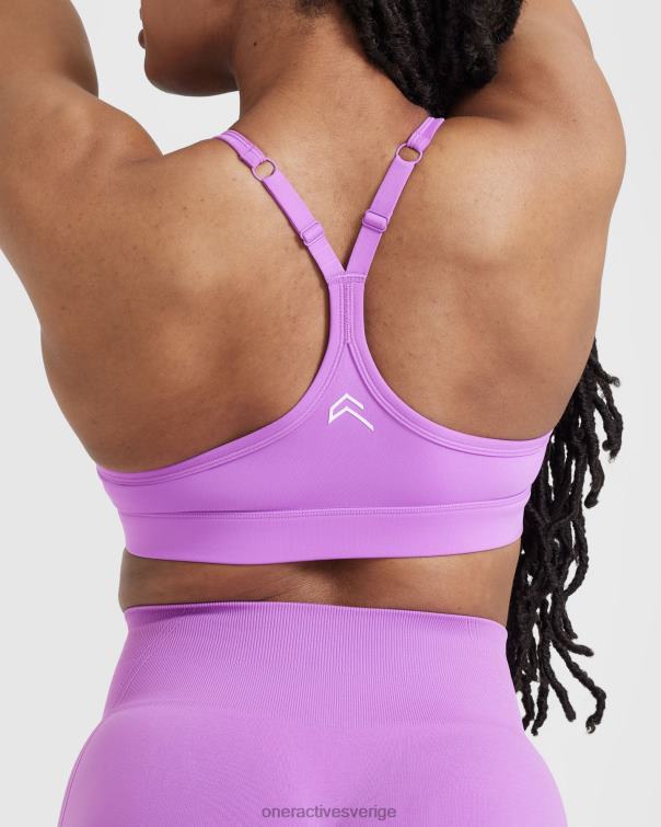 Kläder druva lila 4B046196 vardagssport-bh 3 Oner Active