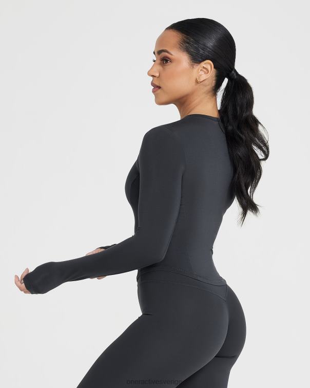 Kläder kol 4B046406 mjuk mjuk mellanlångärmad topp Oner Active