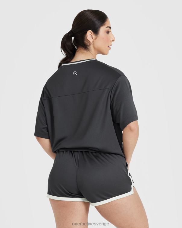 Kläder kol 4B046499 varsity v-ringad kortärmad t-shirt Oner Active