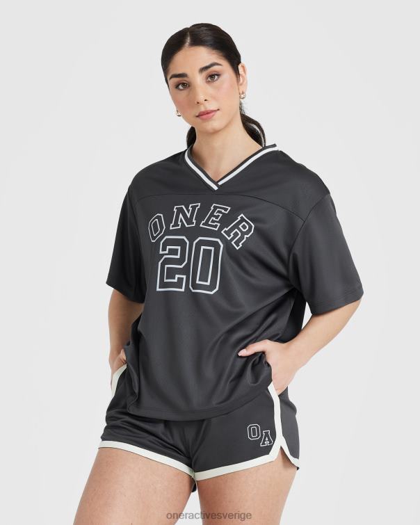 Kläder kol 4B046499 varsity v-ringad kortärmad t-shirt Oner Active