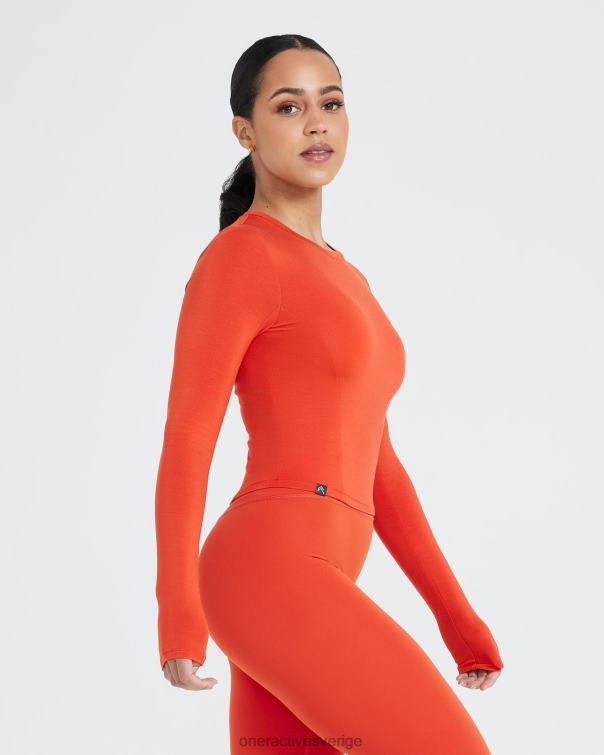 Kläder krydda 4B046514 mjuk mjuk mellanlångärmad topp Oner Active