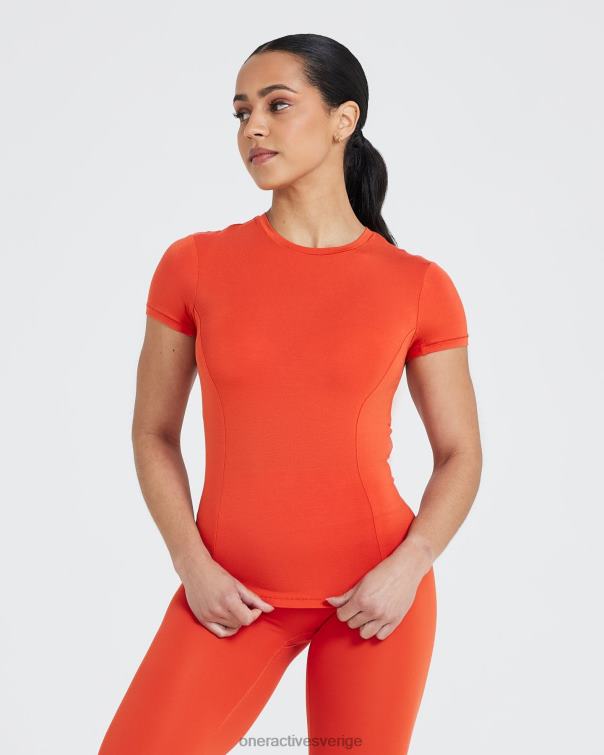 Kläder krydda 4B046515 mjuk mjuk kortärmad t-shirt Oner Active