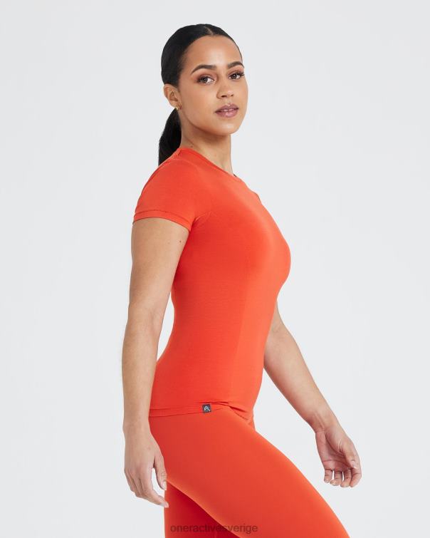 Kläder krydda 4B046515 mjuk mjuk kortärmad t-shirt Oner Active