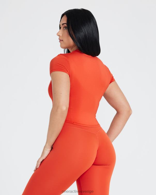 Kläder krydda 4B046516 mjuk mjuk t-shirt med mitten av kort ärm Oner Active