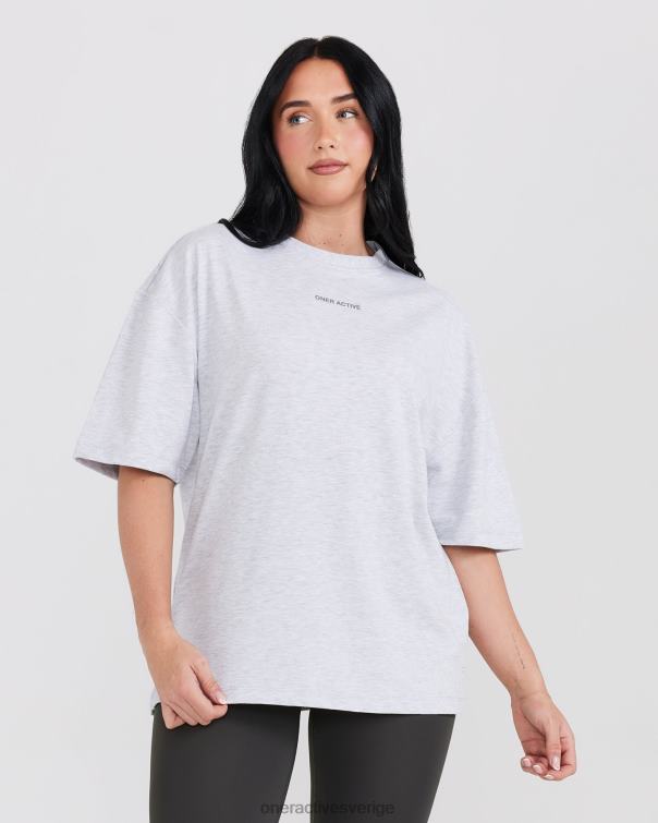Kläder ljusgrå märgel 4B046424 oyb grafisk unisex t-shirt Oner Active