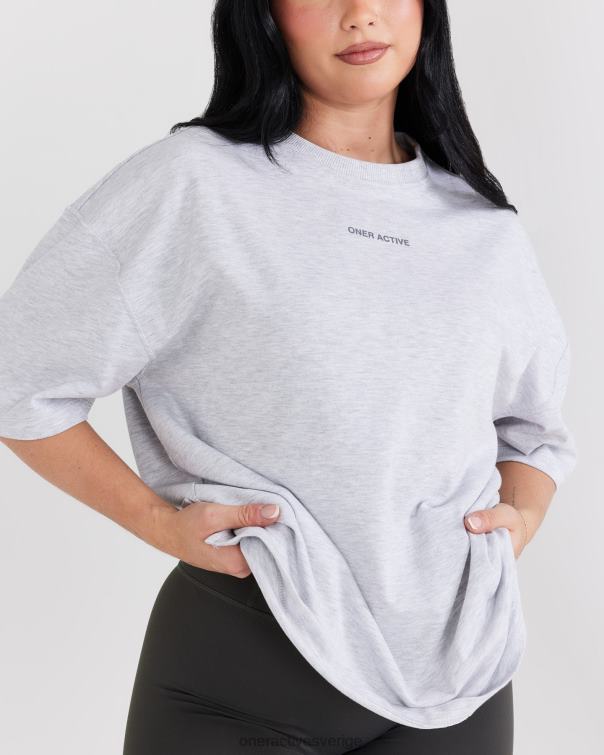 Kläder ljusgrå märgel 4B046424 oyb grafisk unisex t-shirt Oner Active