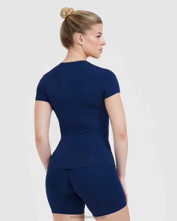 Kläder midnatt 4B046388 mjuk mjuk kortärmad t-shirt Oner Active