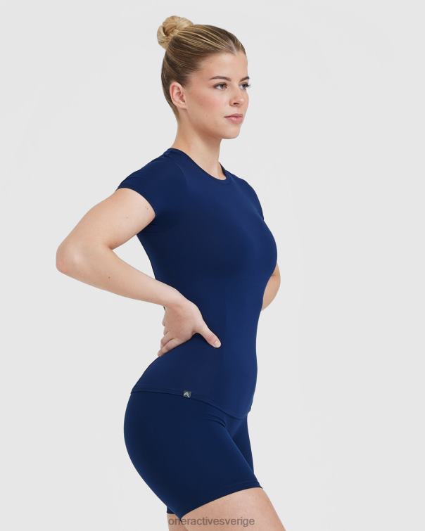 Kläder midnatt 4B046388 mjuk mjuk kortärmad t-shirt Oner Active