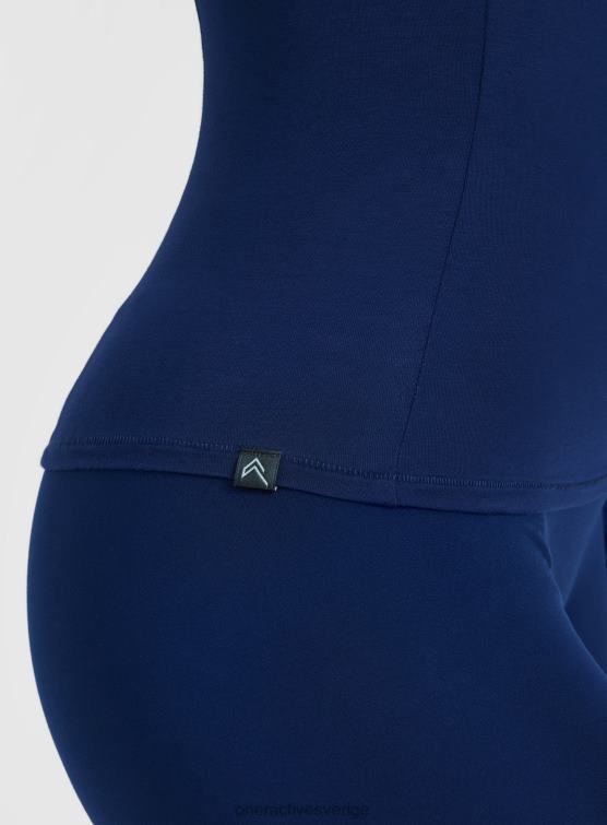 Kläder midnatt 4B046389 mjuk mjuk långärmad topp Oner Active