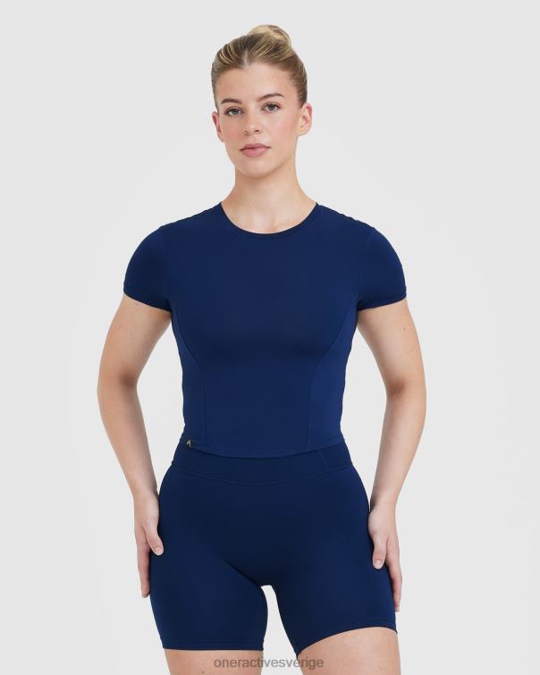 Kläder midnatt 4B046431 mjuk mjuk t-shirt med mitten av kort ärm Oner Active