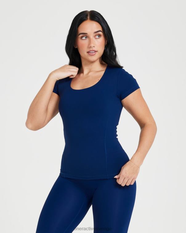 Kläder midnatt 4B046524 tidlös kortärmad t-shirt Oner Active