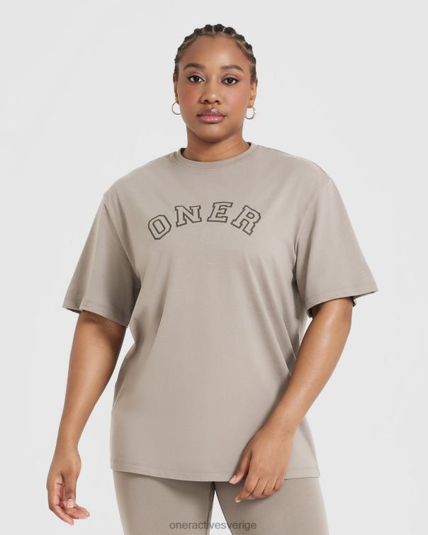 Kläder minky 4B046500 klassisk varsity oversized lätt t-shirt Oner Active