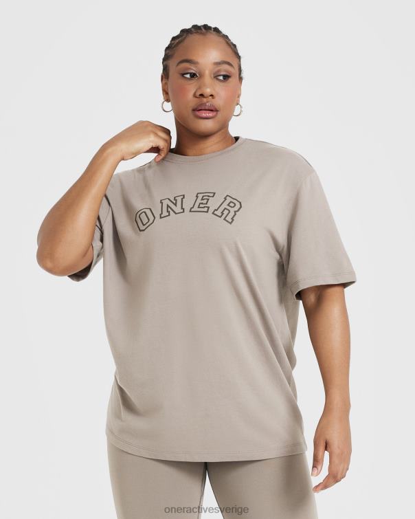 Kläder minky 4B046500 klassisk varsity oversized lätt t-shirt Oner Active