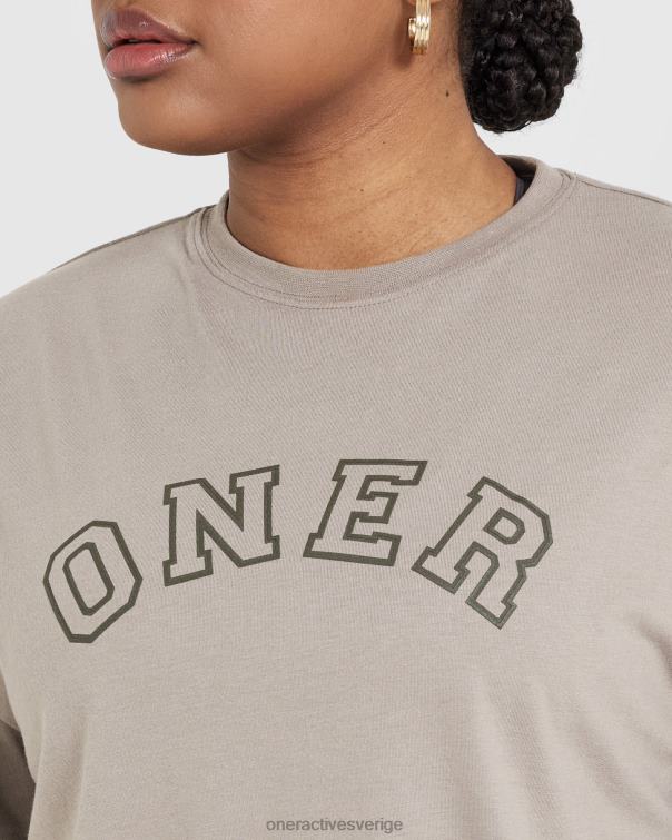 Kläder minky 4B046500 klassisk varsity oversized lätt t-shirt Oner Active