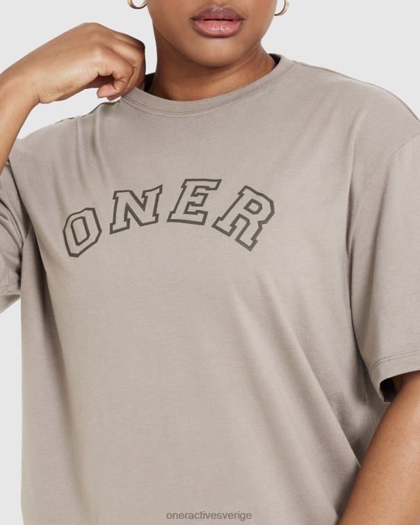 Kläder minky 4B046500 klassisk varsity oversized lätt t-shirt Oner Active