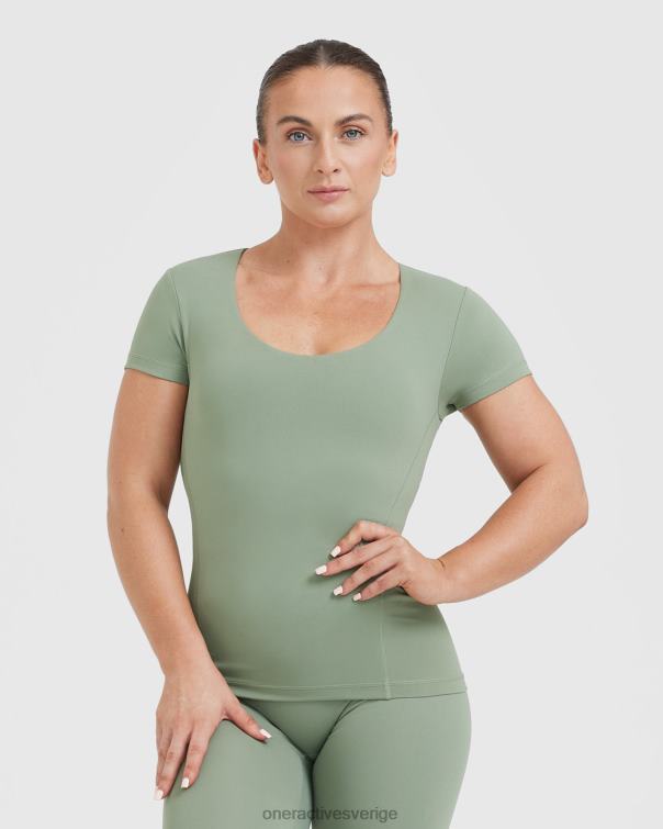 Kläder salvia 4B046414 tidlös kortärmad t-shirt Oner Active