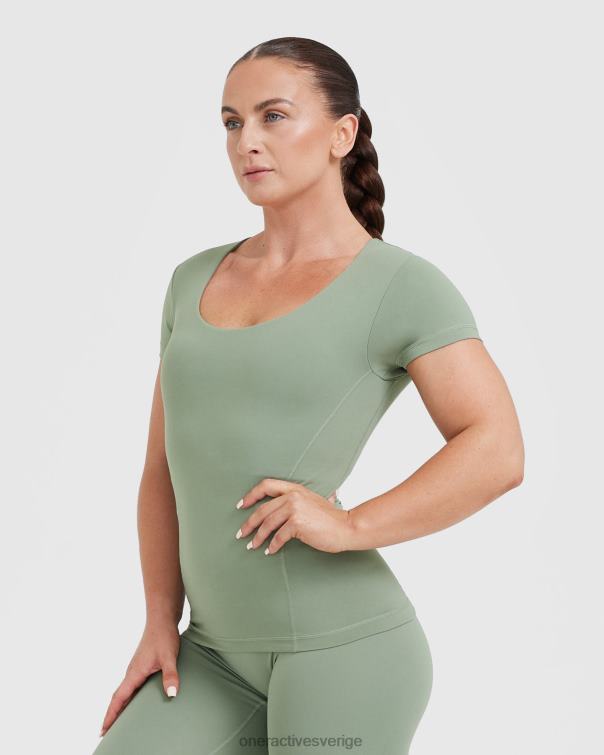 Kläder salvia 4B046414 tidlös kortärmad t-shirt Oner Active