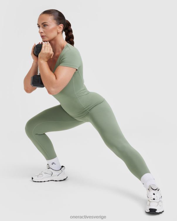 Kläder salvia 4B046414 tidlös kortärmad t-shirt Oner Active