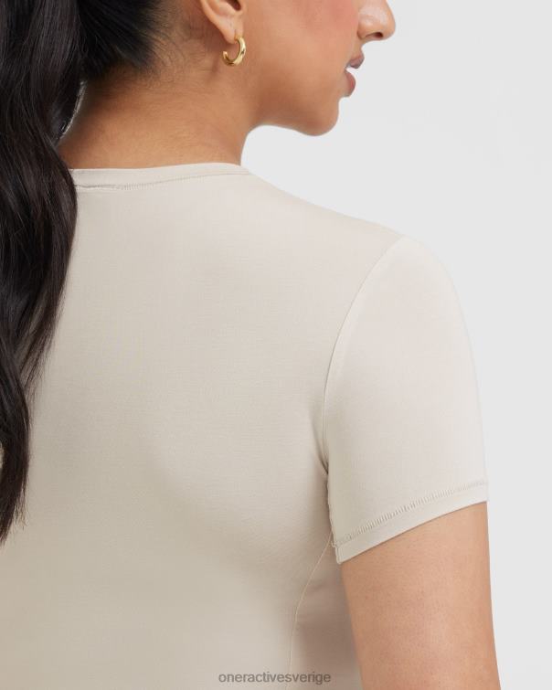 Kläder sand 4B046430 mjuk mjuk kortärmad t-shirt Oner Active