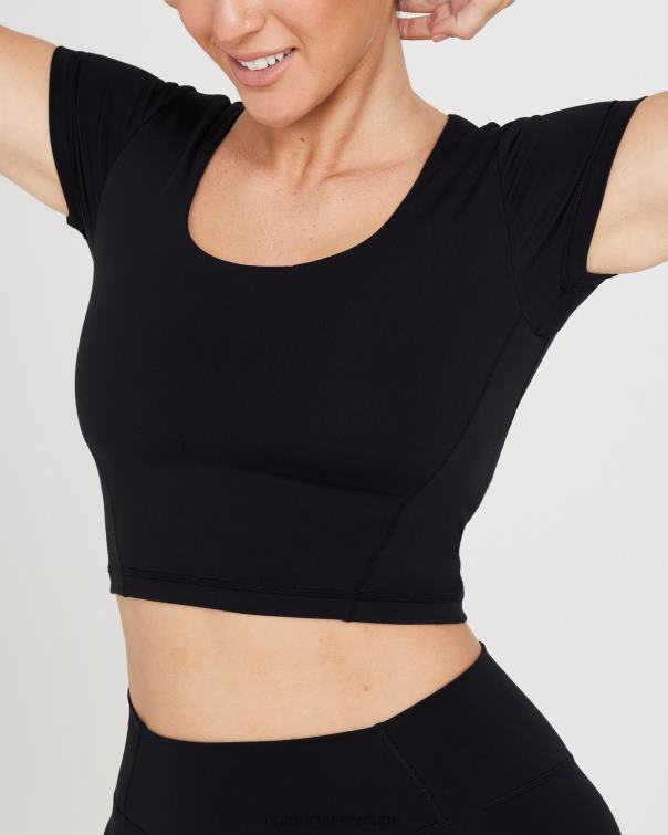 Kläder svart 4B046526 tidlös t-shirt med kort ärm Oner Active