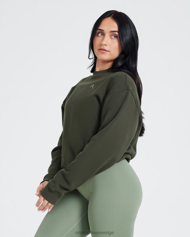 Kläder kaki 4B046605 oversized sweatshirt hela dagen Oner Active