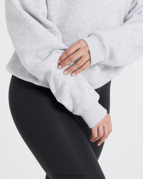 Kläder ljusgrå märgel 4B046606 oversized sweatshirt hela dagen Oner Active