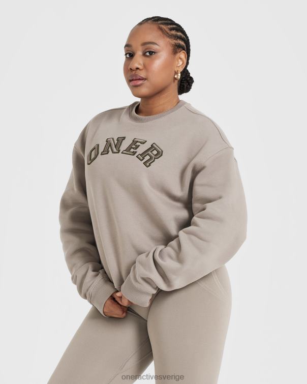 Kläder minky 4B046584 varsity oversized sweatshirt hela dagen Oner Active