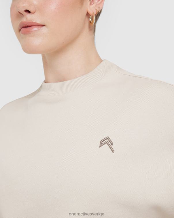 Kläder sand 4B046572 lätt oversized sweatshirt hela dagen Oner Active