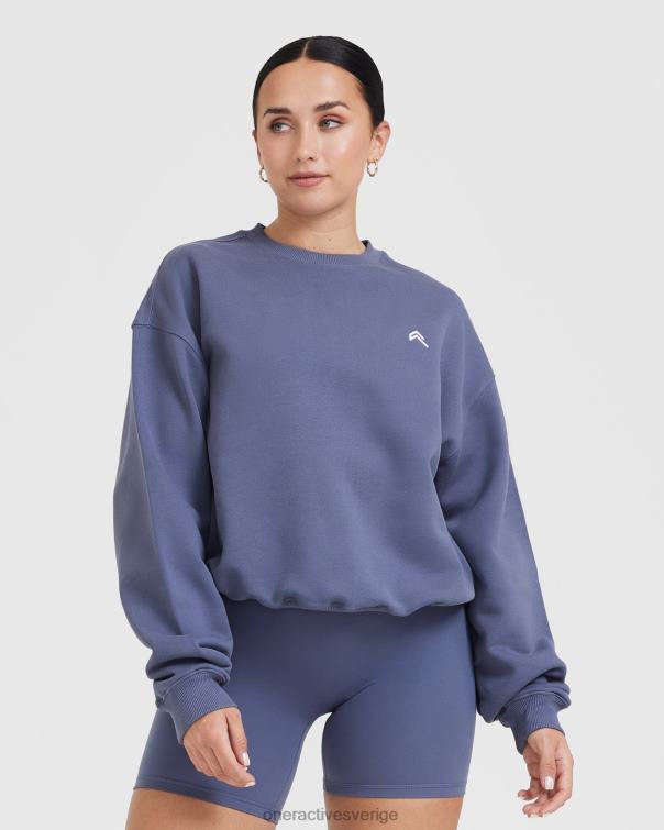 Kläder skifferblå 4B046568 lätt oversized sweatshirt hela dagen Oner Active