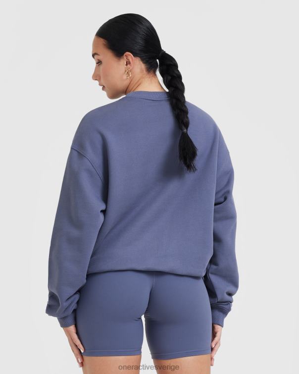 Kläder skifferblå 4B046568 lätt oversized sweatshirt hela dagen Oner Active