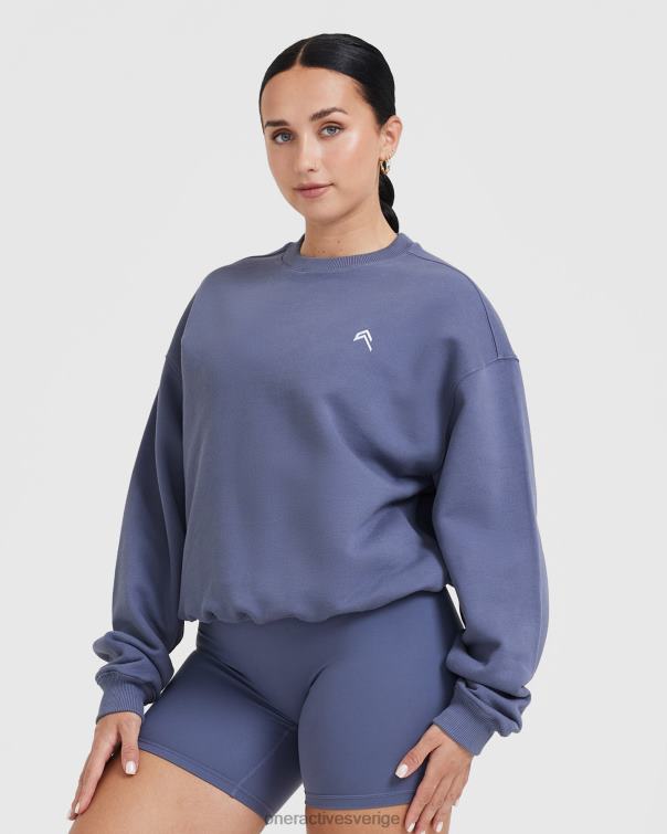 Kläder skifferblå 4B046568 lätt oversized sweatshirt hela dagen Oner Active