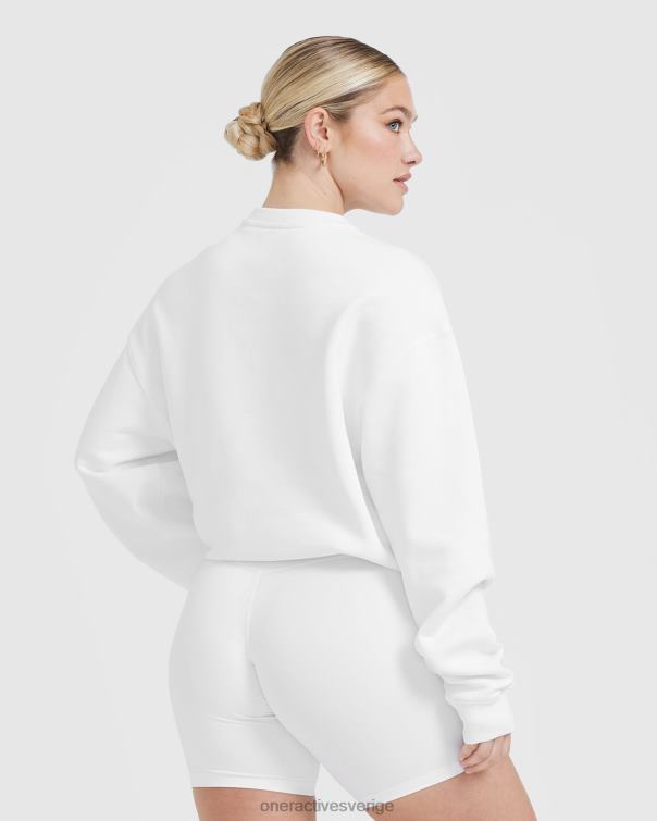 Kläder vit 4B046569 lätt oversized sweatshirt hela dagen Oner Active