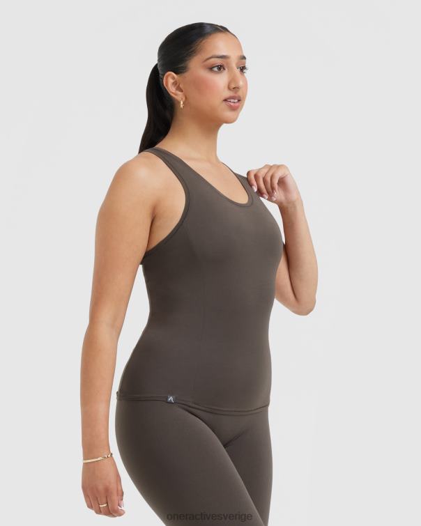 Kläder djup taupe 4B046390 mjuk mjuk väst Oner Active