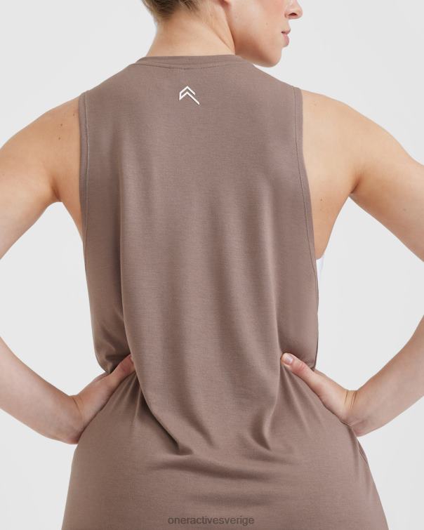 Kläder kall brun 4B046379 gå till muskelväst Oner Active