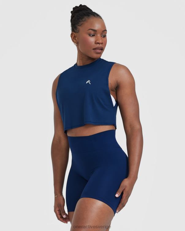 Kläder midnattsblå 4B046372 gå till muskelgröda väst Oner Active